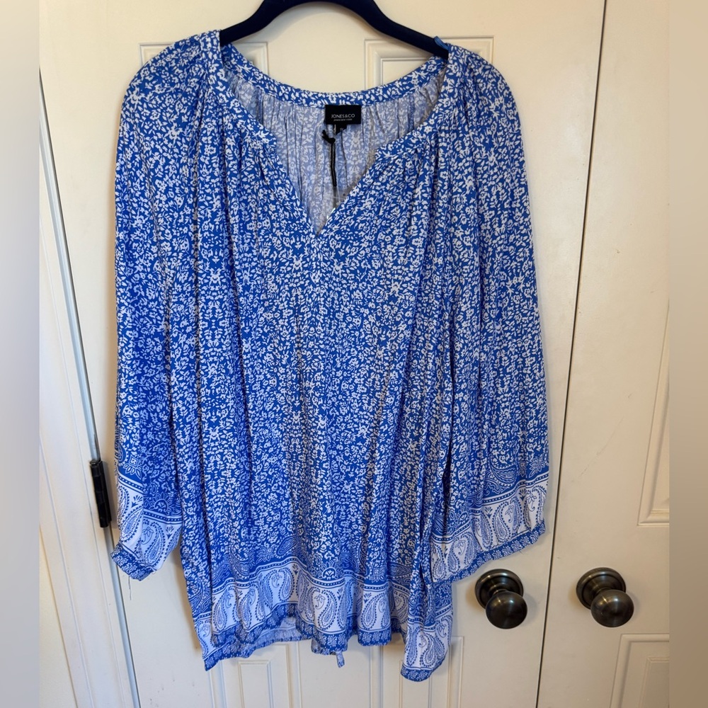 Jones New York Floral Tunic NWT